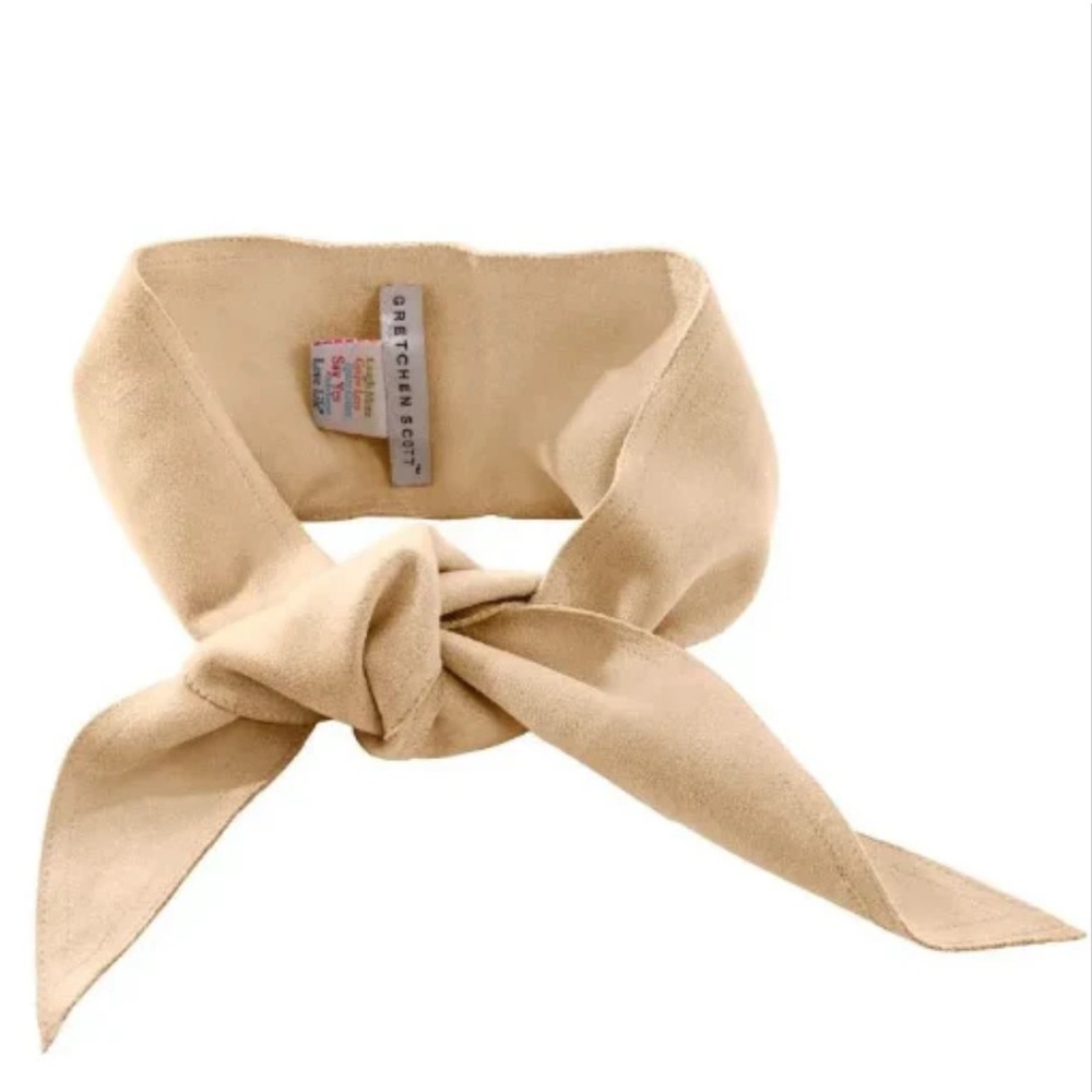 Gretchen Scott Designs Beige Neck Scarf Belt